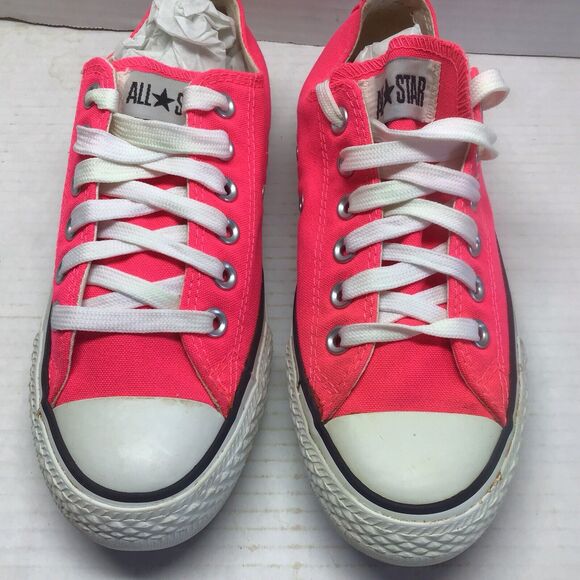 Converse Chuck Taylor All Star Ox Neon Hot Pink - Women 7 / Men 5 - Skate Shoes - Picture 5 of 8